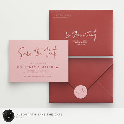 Autograph - Save The Date Cards