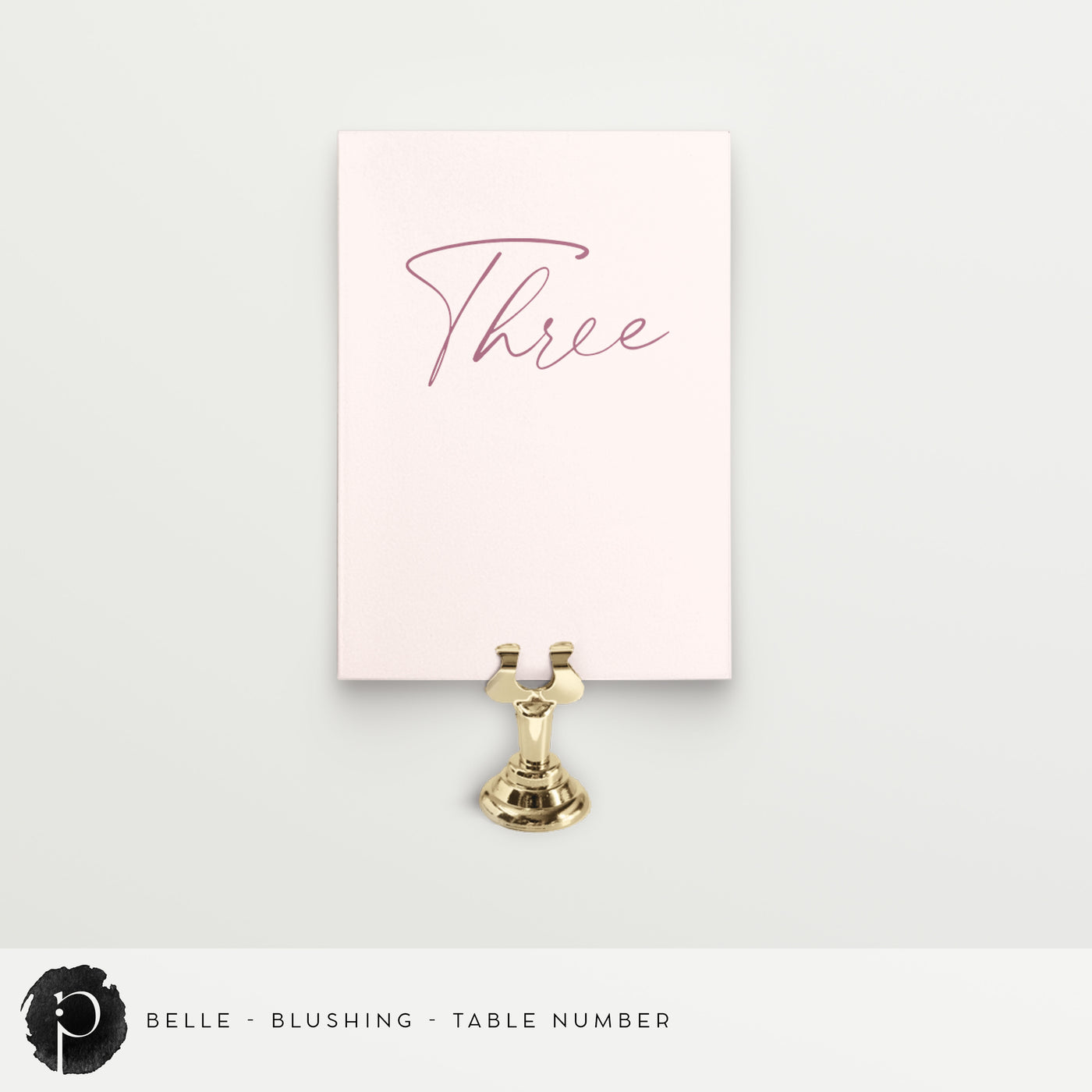 Belle - Table Numbers