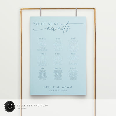 Belle - Seating Plan Chart