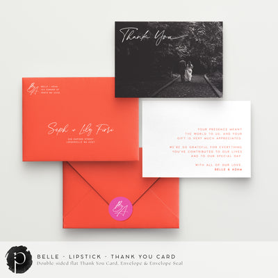 Belle - Wedding Thank You Cards