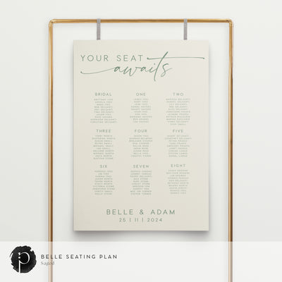 Belle - Seating Plan Chart