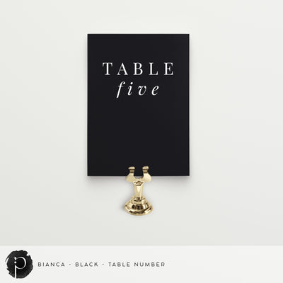 Bianca - Table Numbers