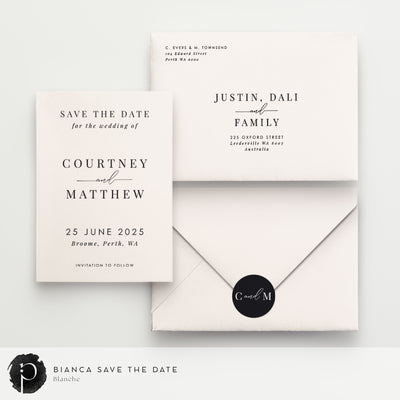 Bianca - Save The Date Cards