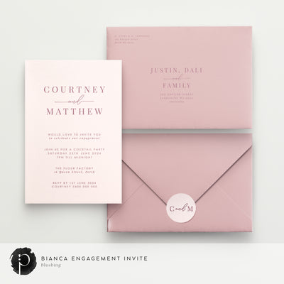 Bianca - Engagement Invitations