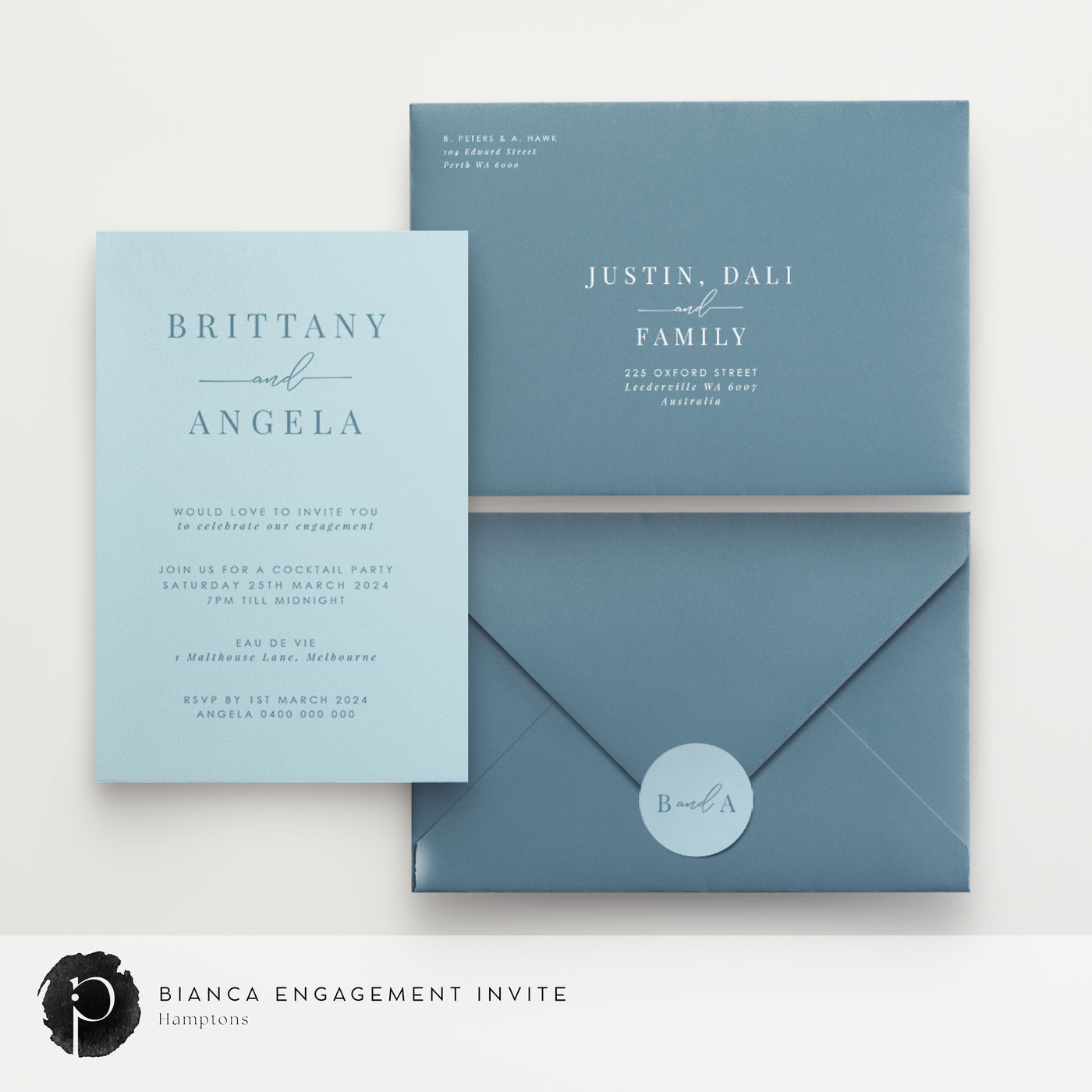 Bianca - Engagement Invitations