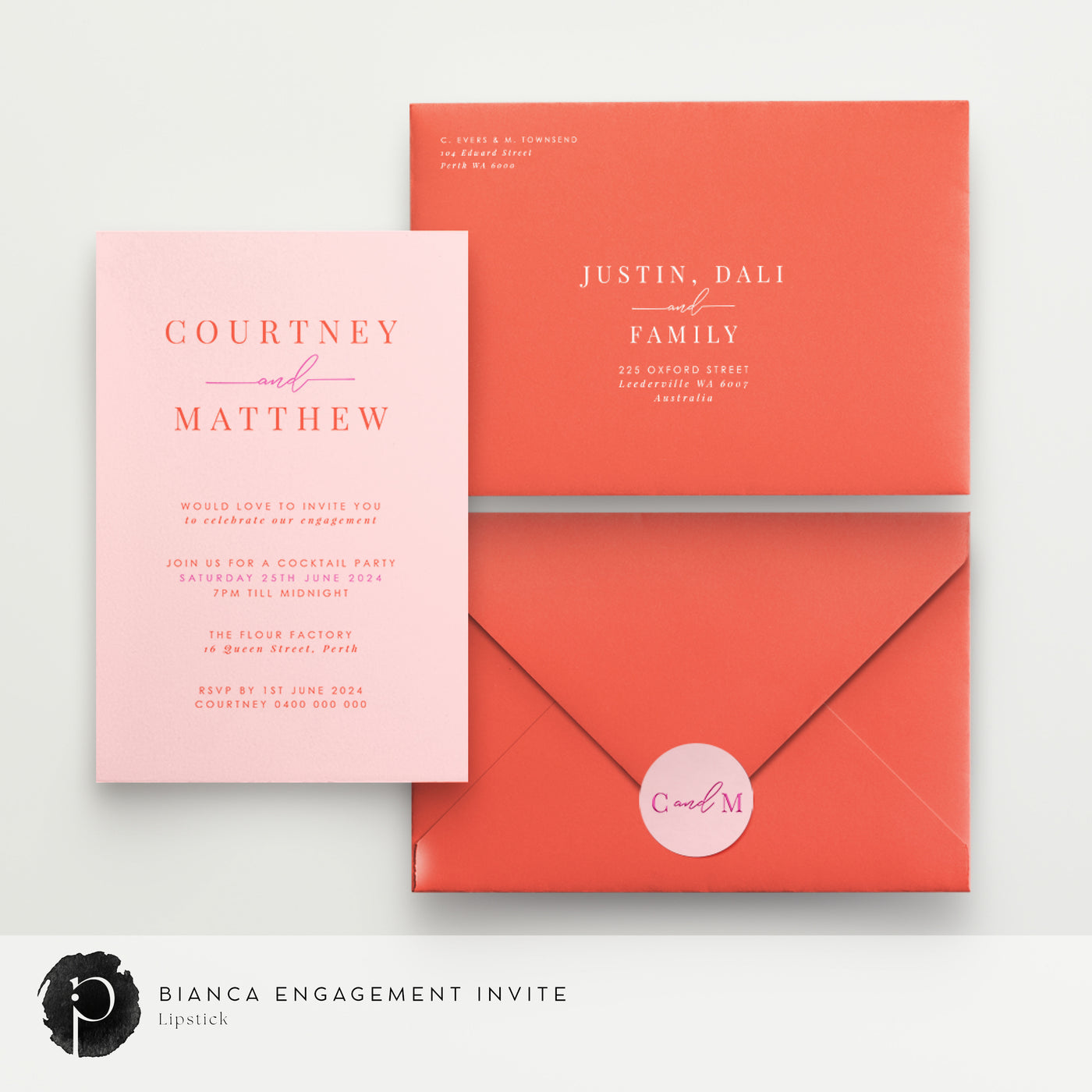 Bianca - Engagement Invitations