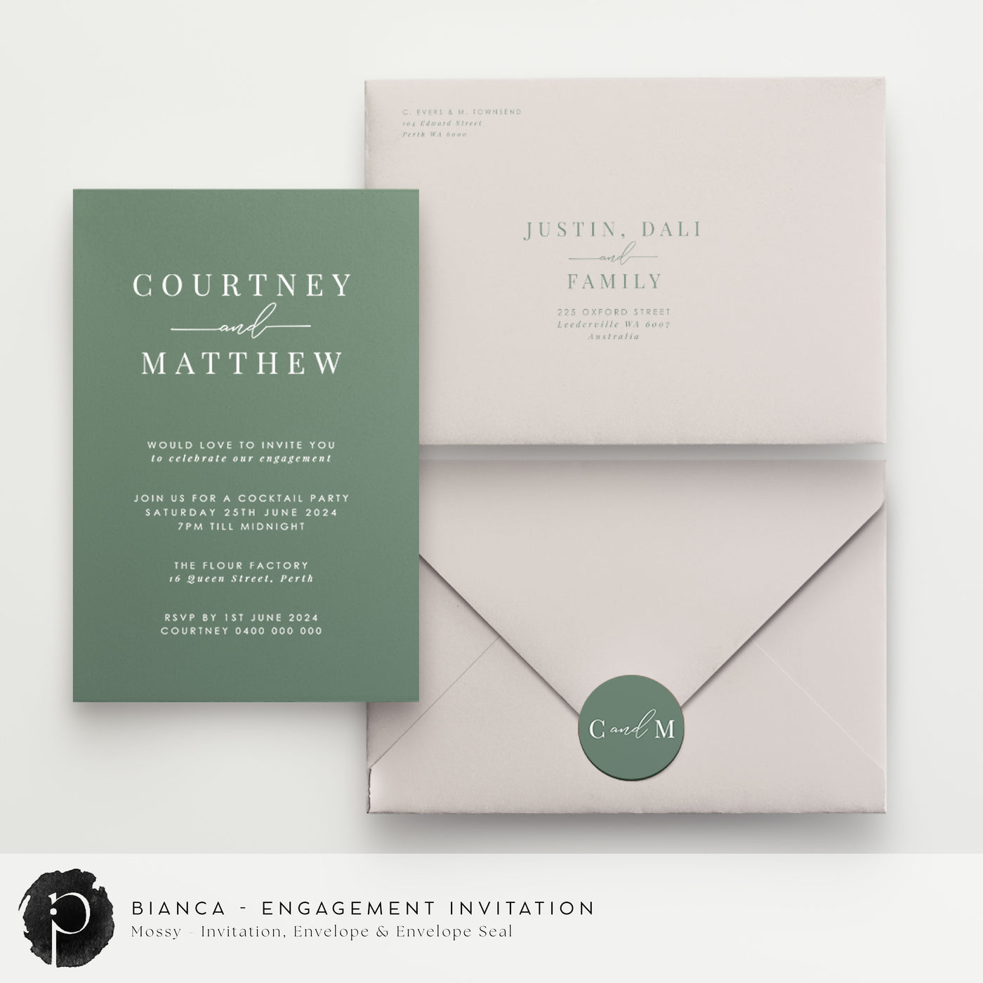 Bianca - Engagement Invitations