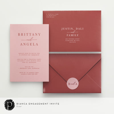 Bianca - Engagement Invitations