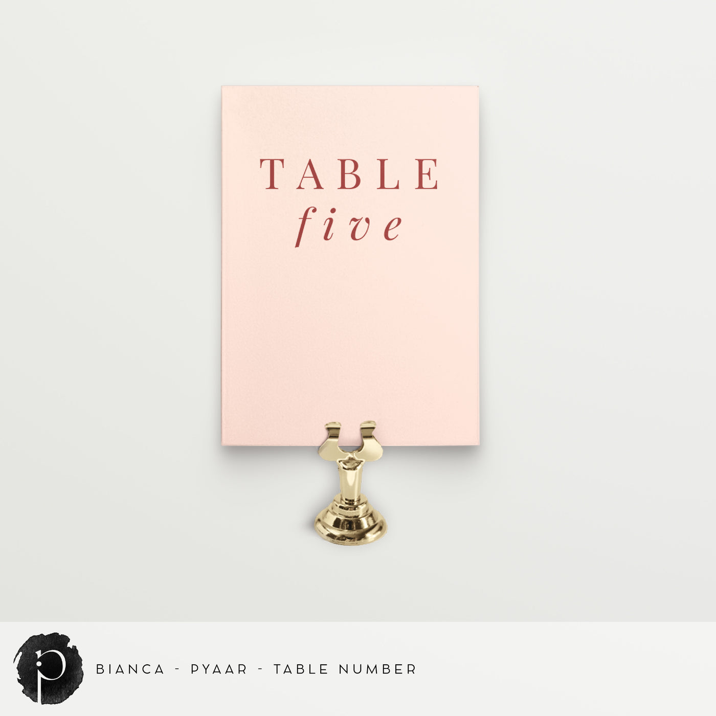 Bianca - Table Numbers