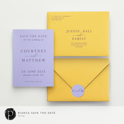 Bianca - Save The Date Cards