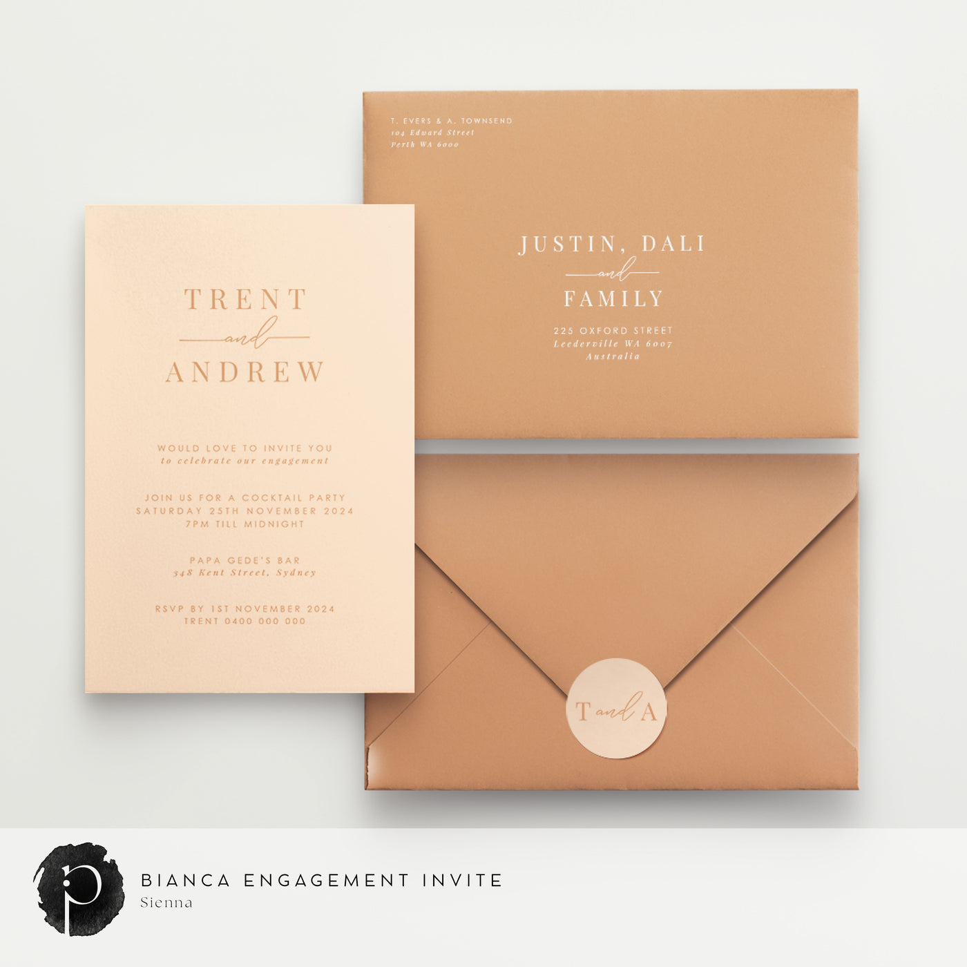 Bianca - Engagement Invitations