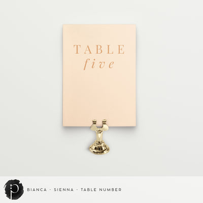 Bianca - Table Numbers