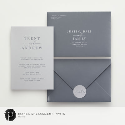 Bianca - Engagement Invitations