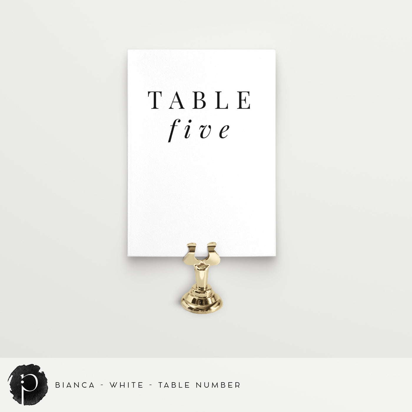 Bianca - Table Numbers
