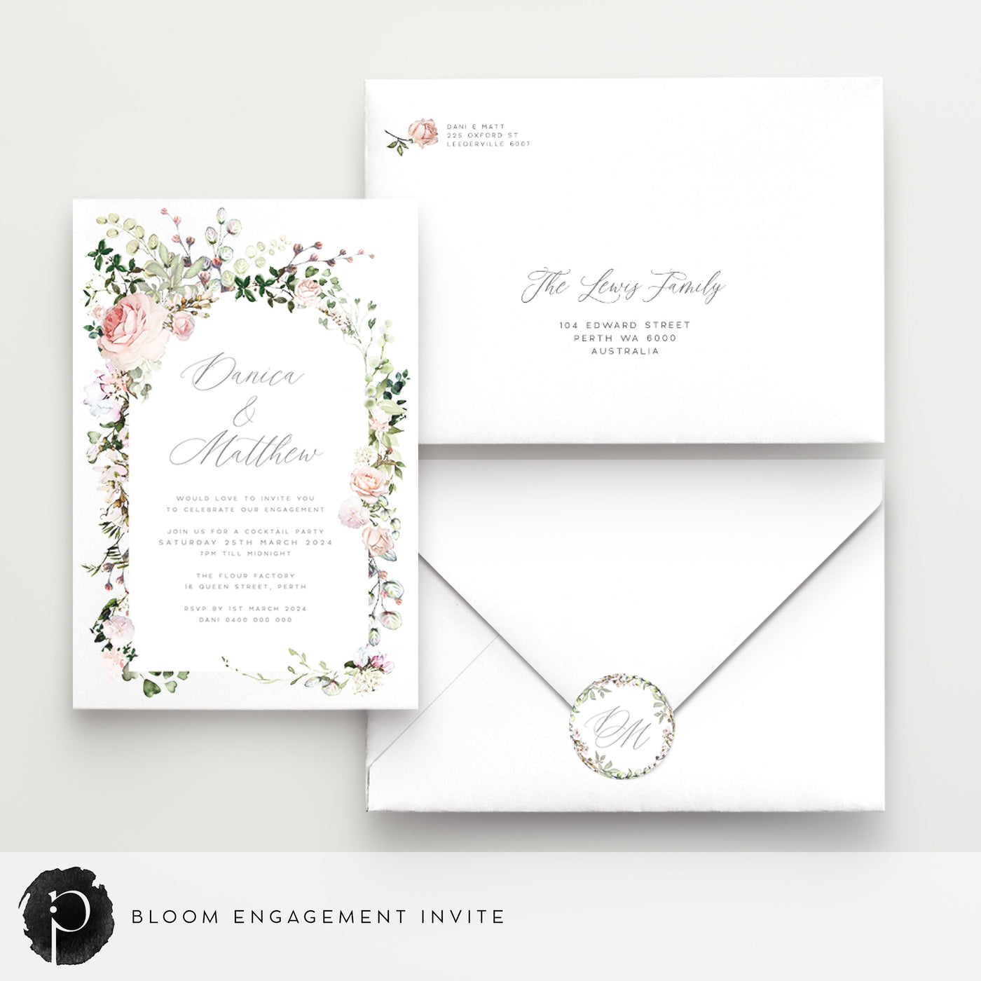 Bloom - Engagement Invitations