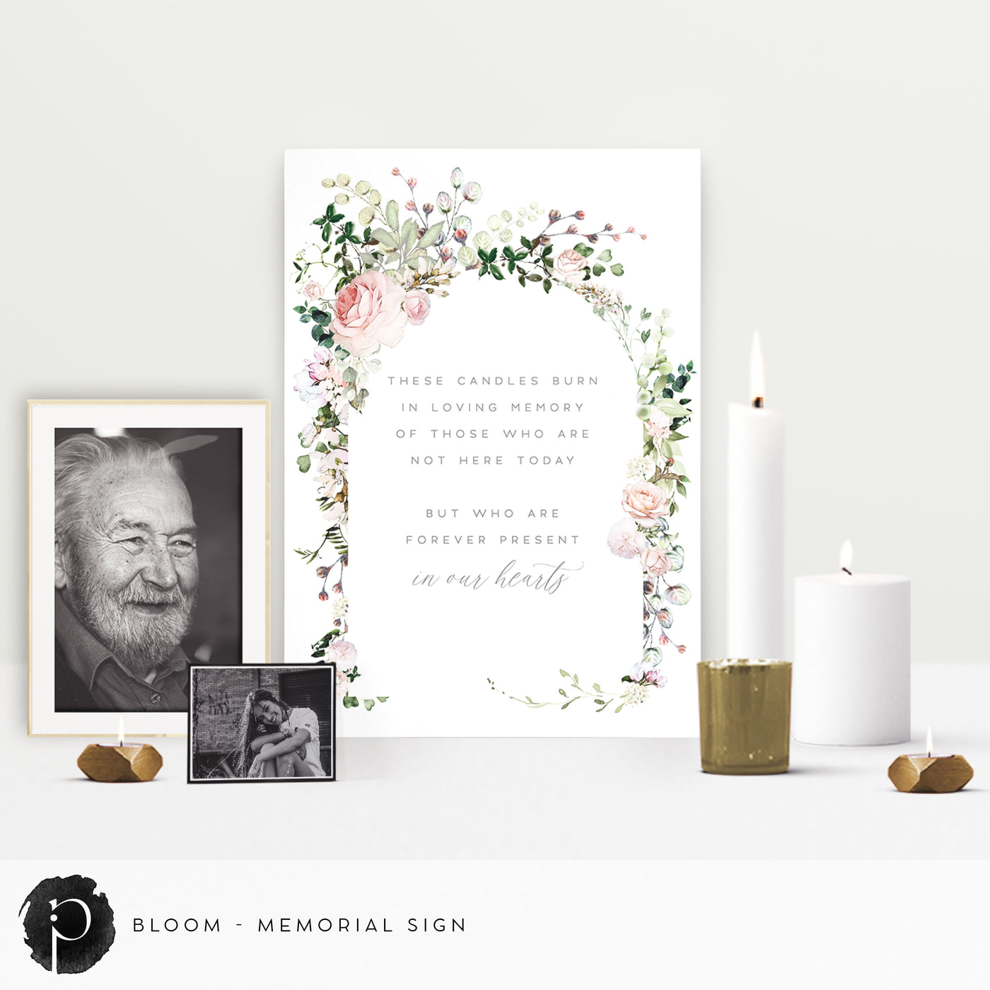 Bloom - In Loving Memory Memorial Sign