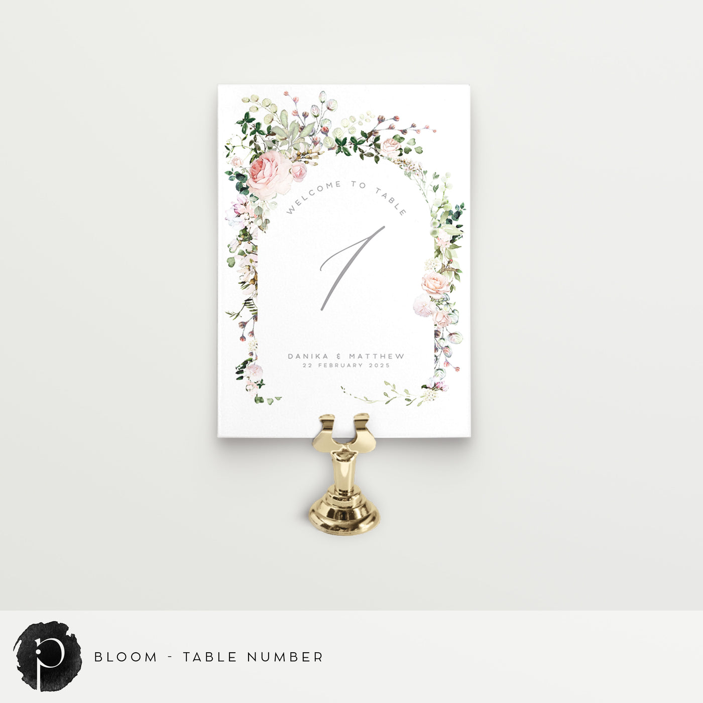 Bloom - Table Numbers