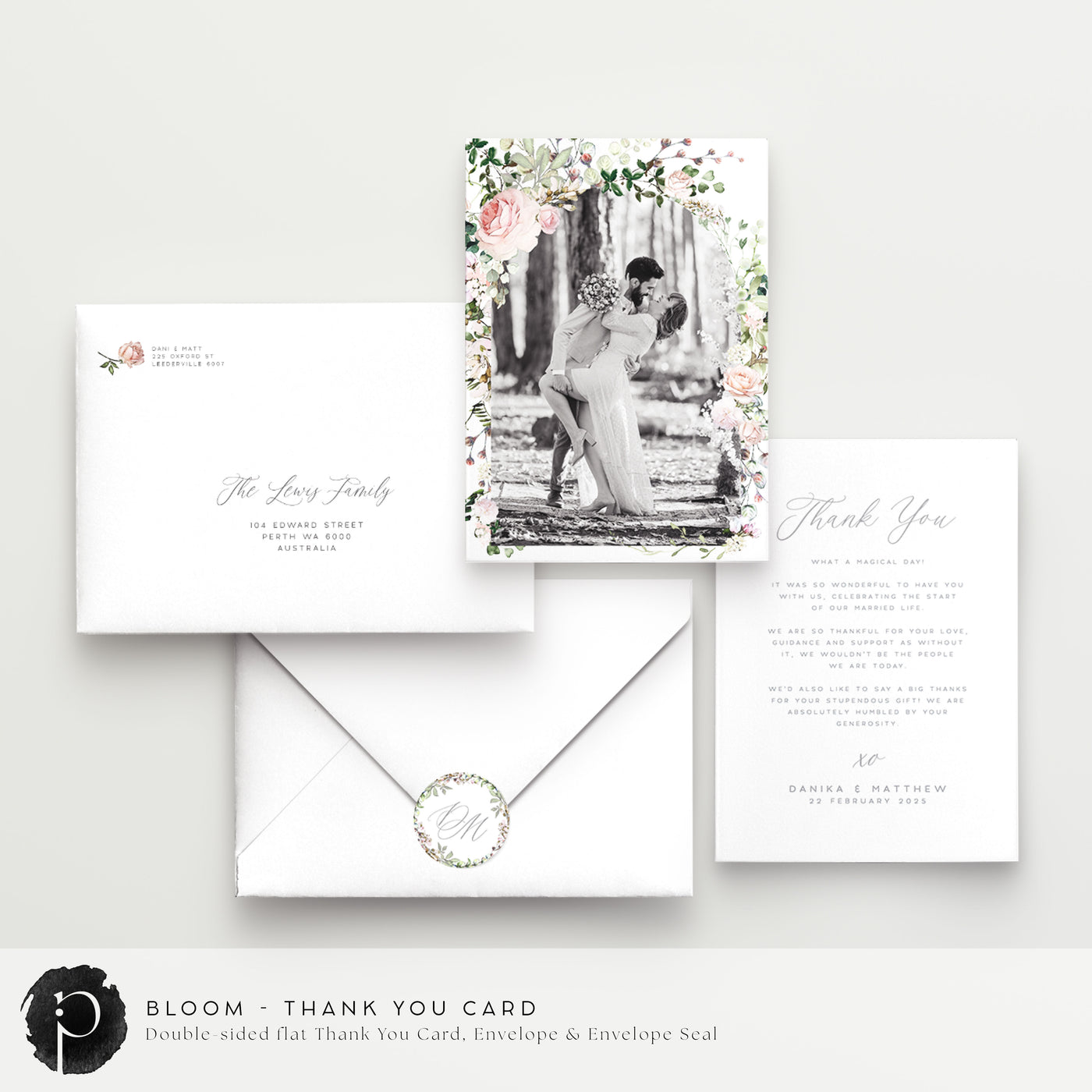 Bloom - Wedding Thank You Cards