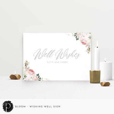 Bloom  - Cards/Gifts/Presents/Wishing Well Table Sign