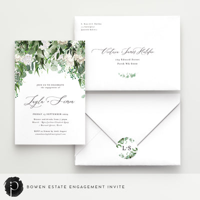 Bowen Estate - Engagement Invitations