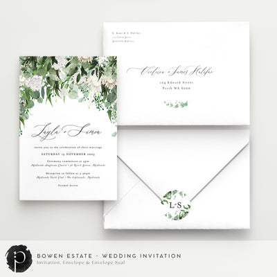 Bowen Estate - Wedding Invitations