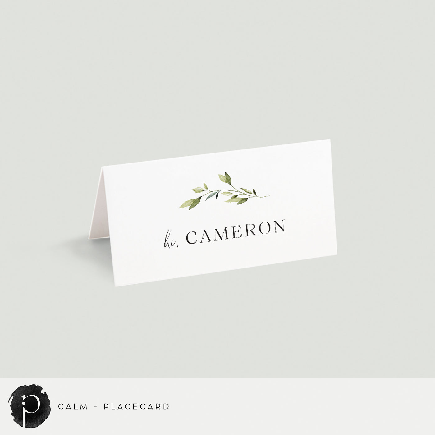 Calm - Place Cards