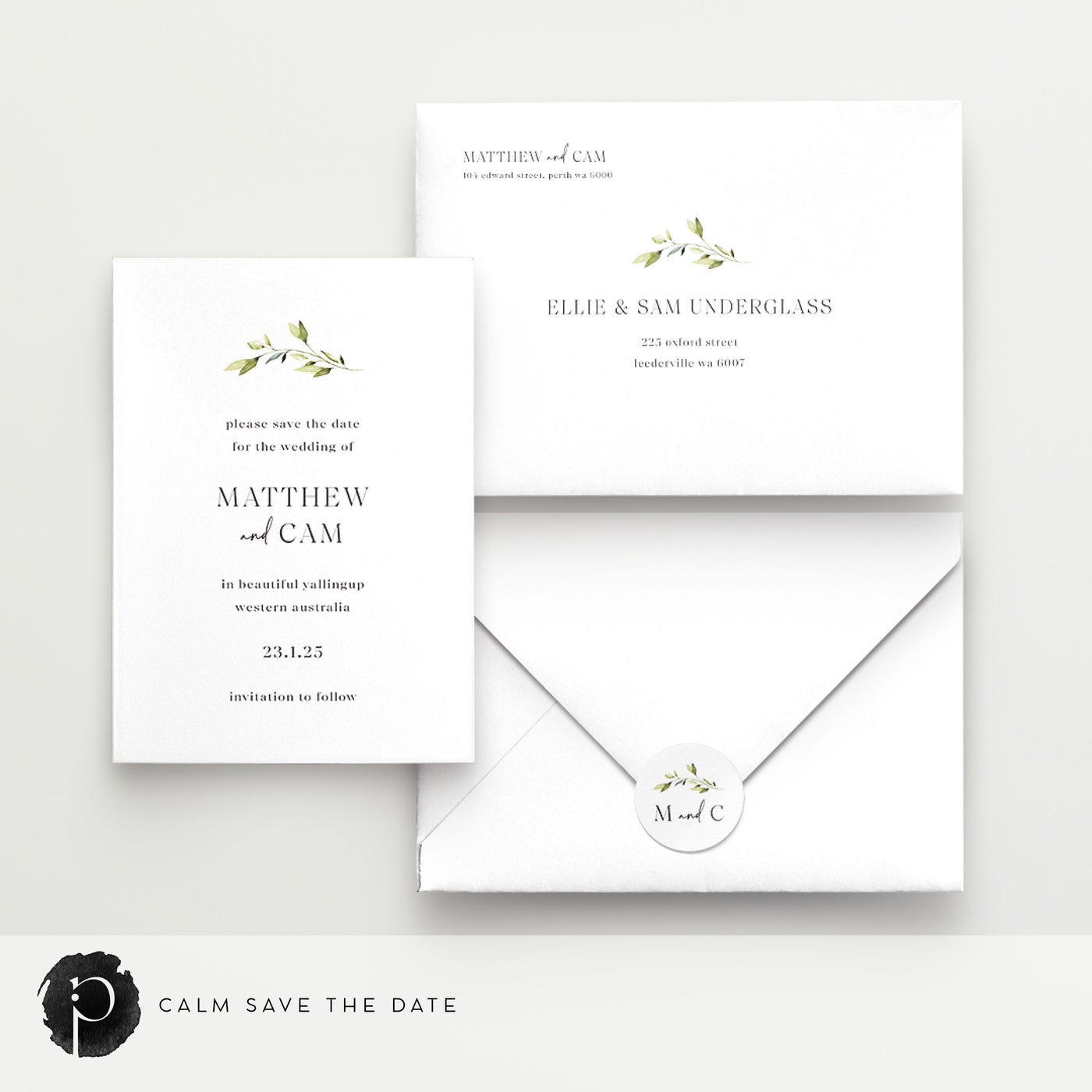 Calm - Save The Date Cards