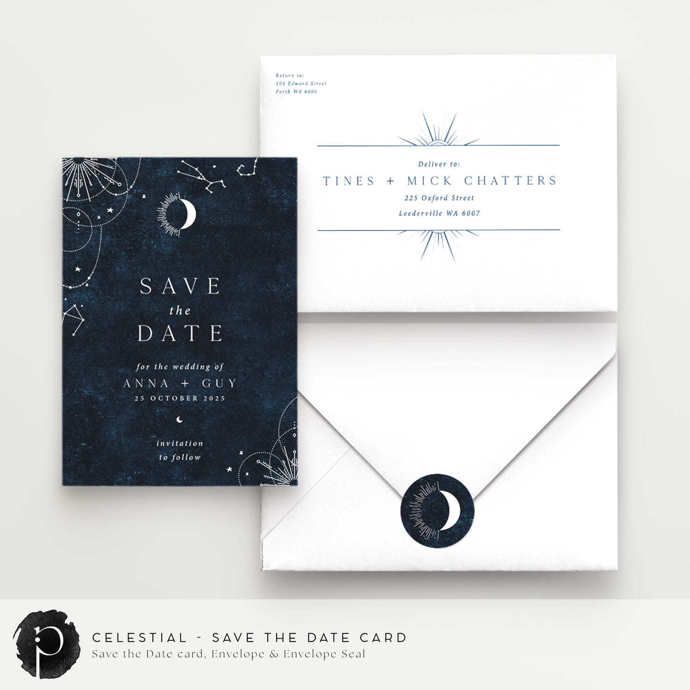 Celestial - Save The Date Cards