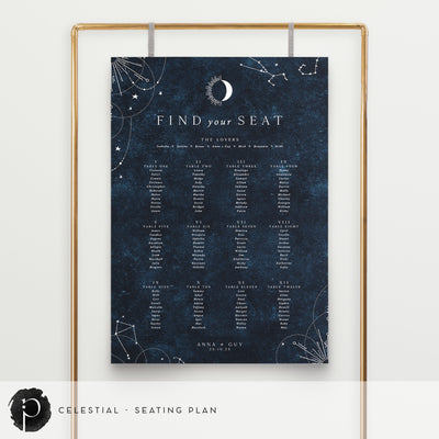 Celestial - Seating Plan Chart