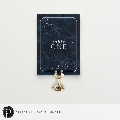Celestial - Table Numbers
