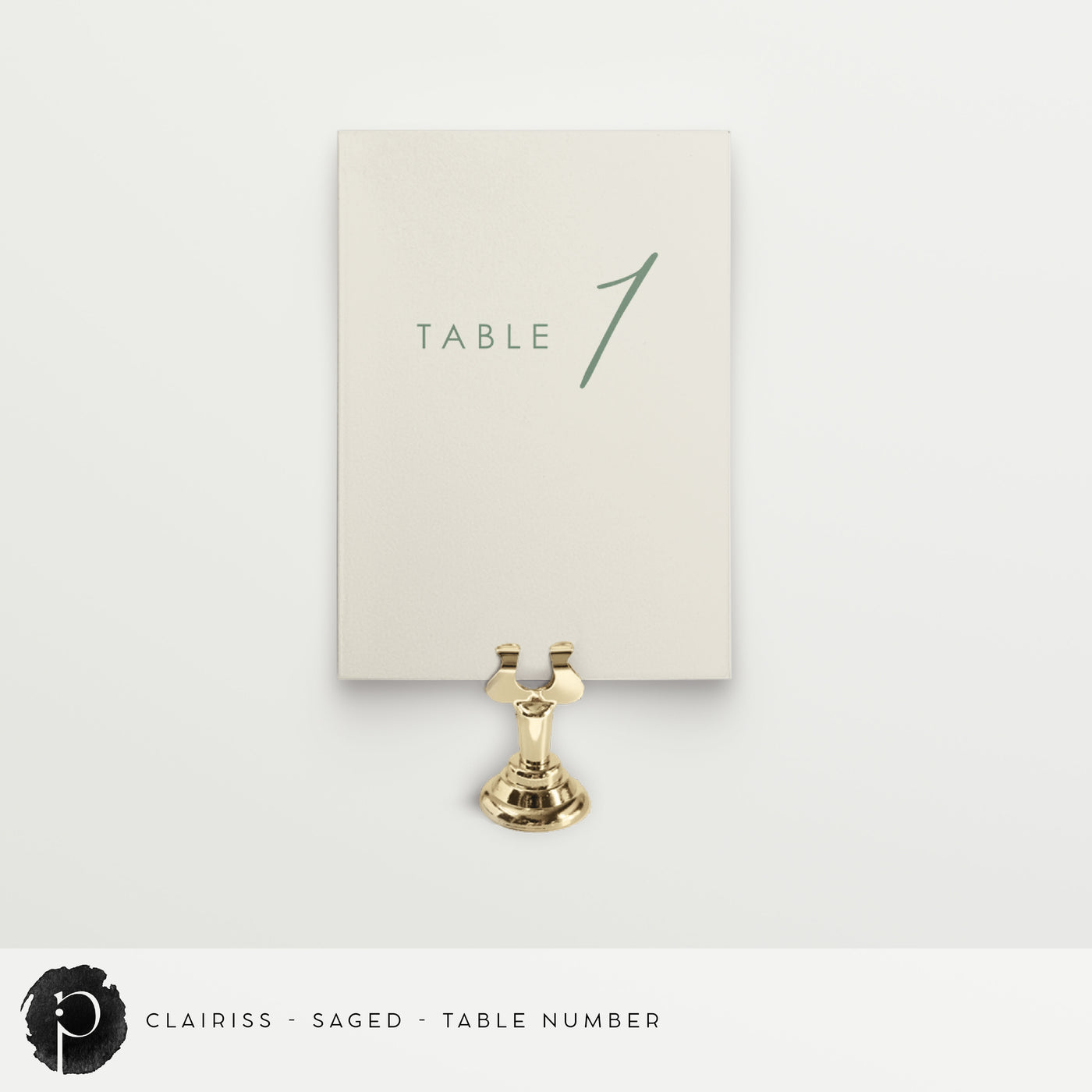 Clairiss - Table Numbers