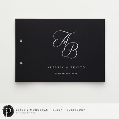 Classic Monogram - Guestbook