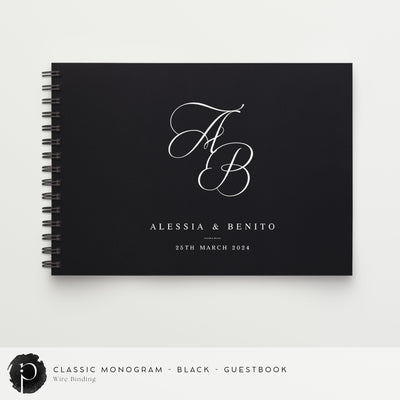 Classic Monogram - Guestbook