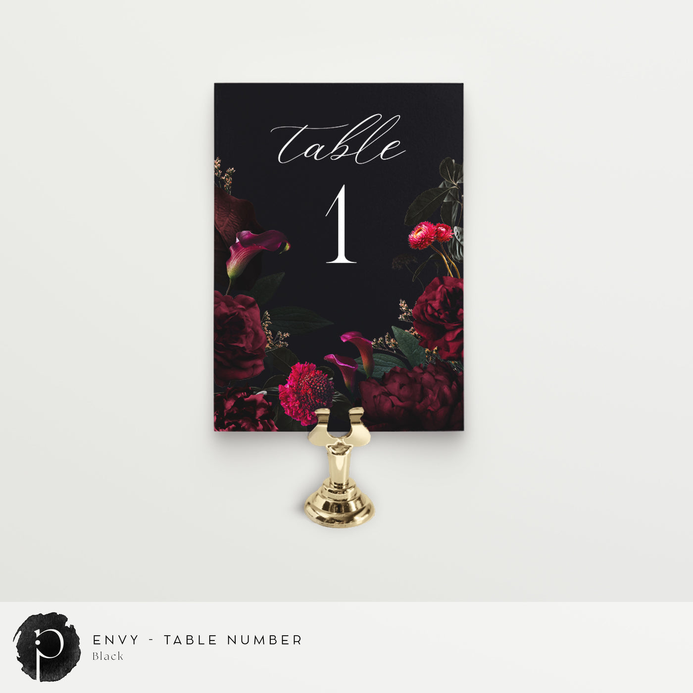 Envy - Table Numbers