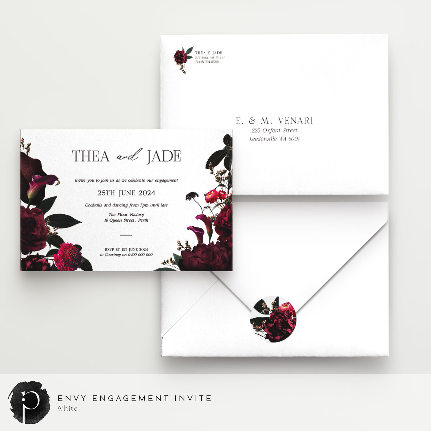 Envy - Engagement Invitations