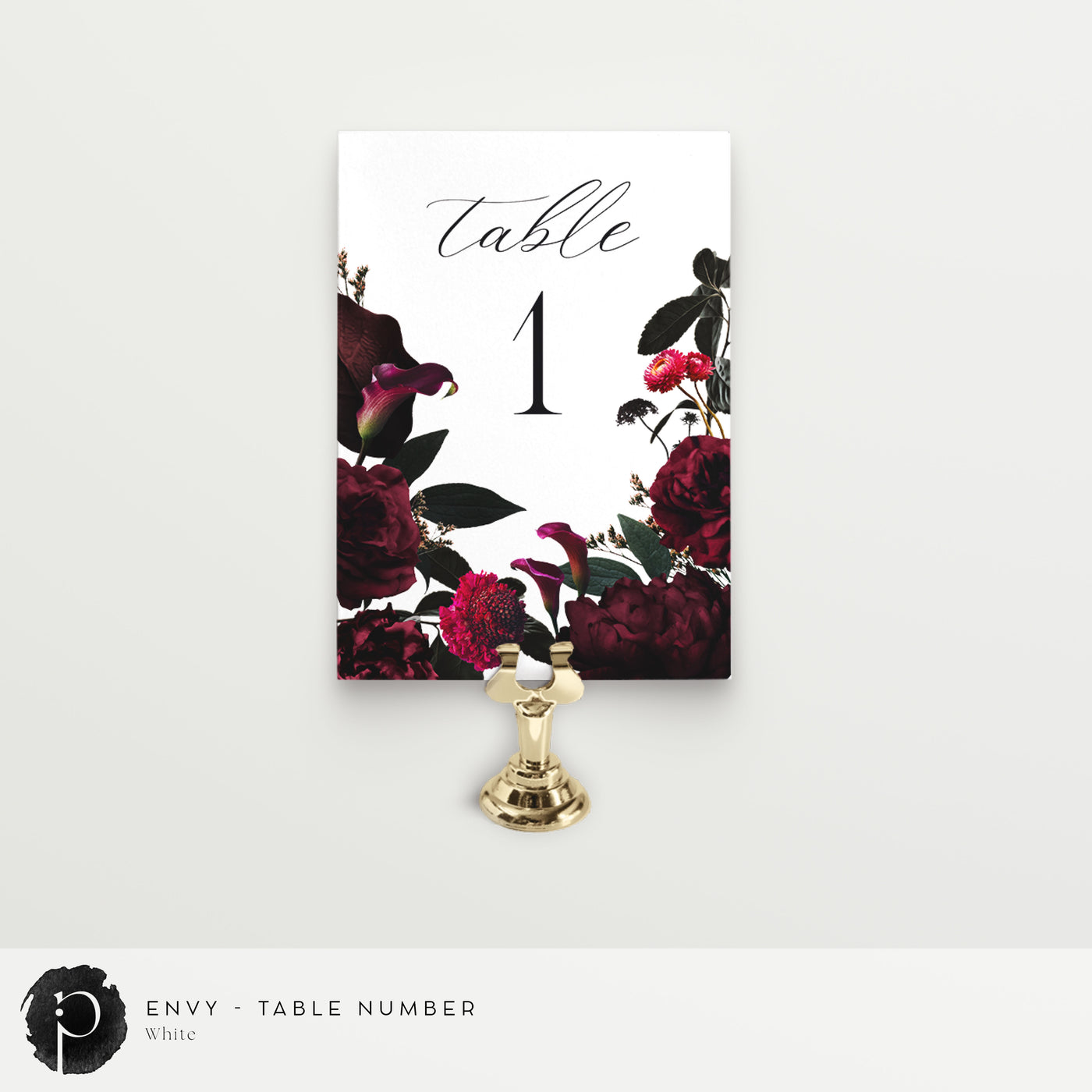 Envy - Table Numbers