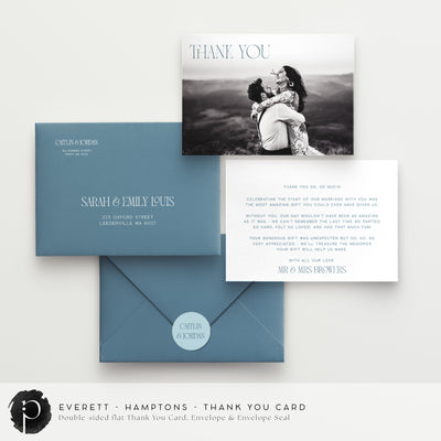 Everett - Wedding Thank You Cards