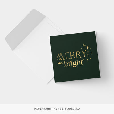 Luxe Christmas Cards - Emerald