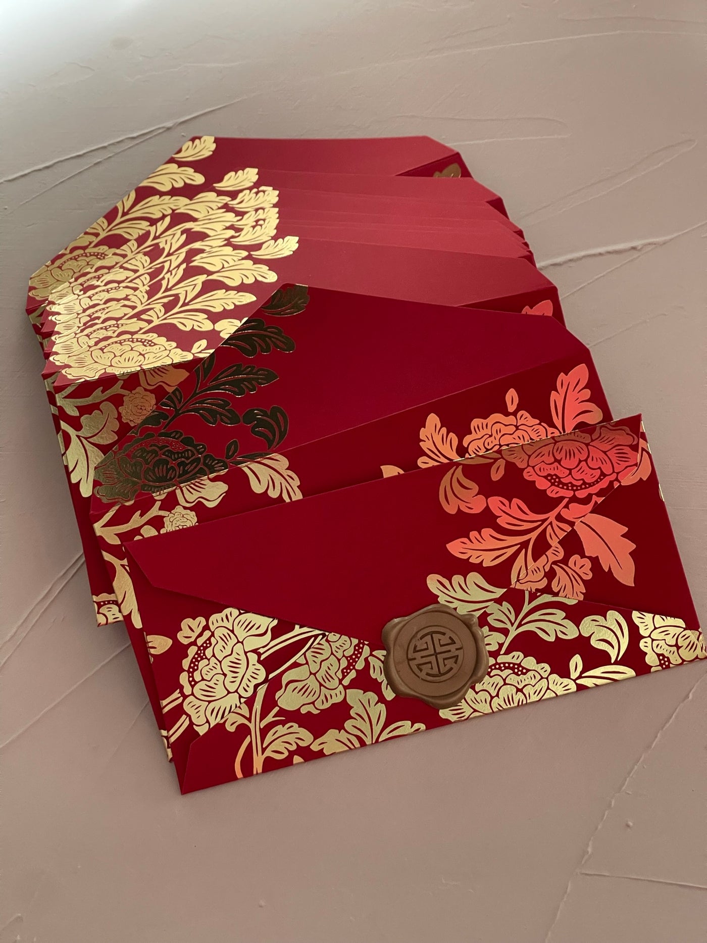 Mixed Red Envelopes – Paper & Ink Studio