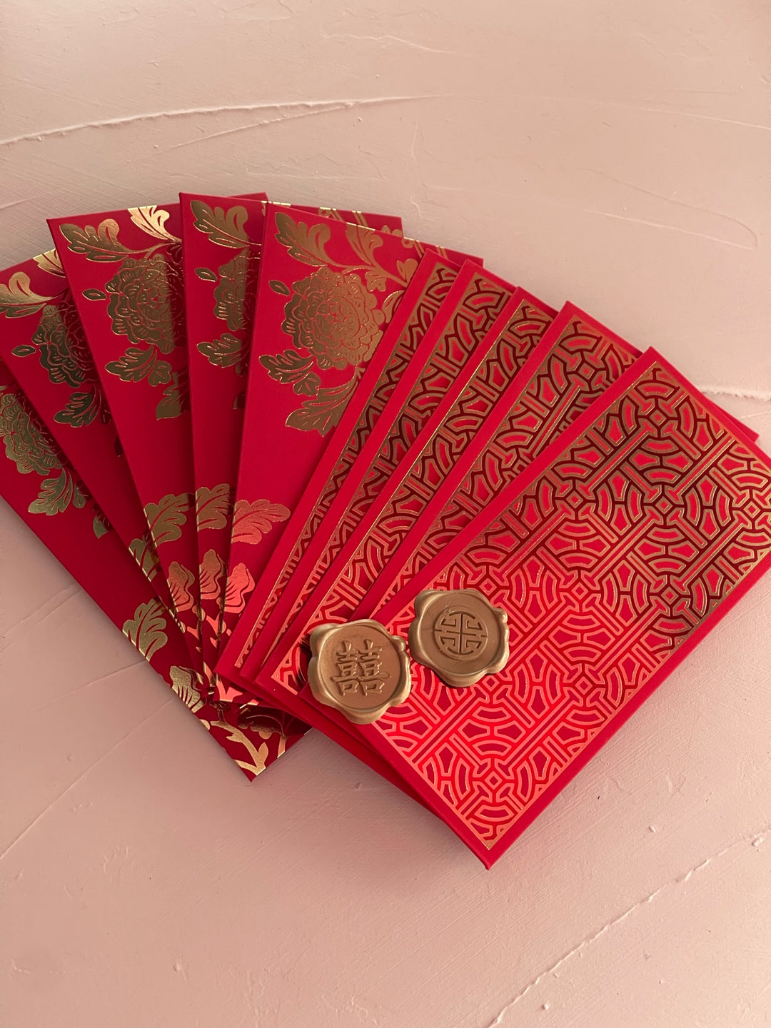 Mixed Red Envelopes – Paper & Ink Studio