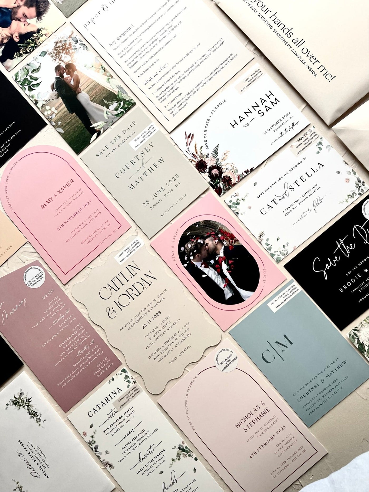 Wedding Stationery Sample Collection