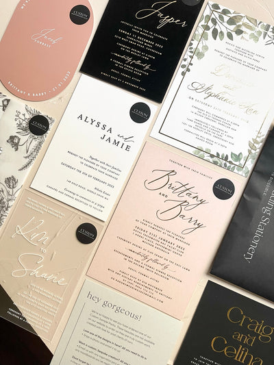 Wedding Stationery Sample Collection