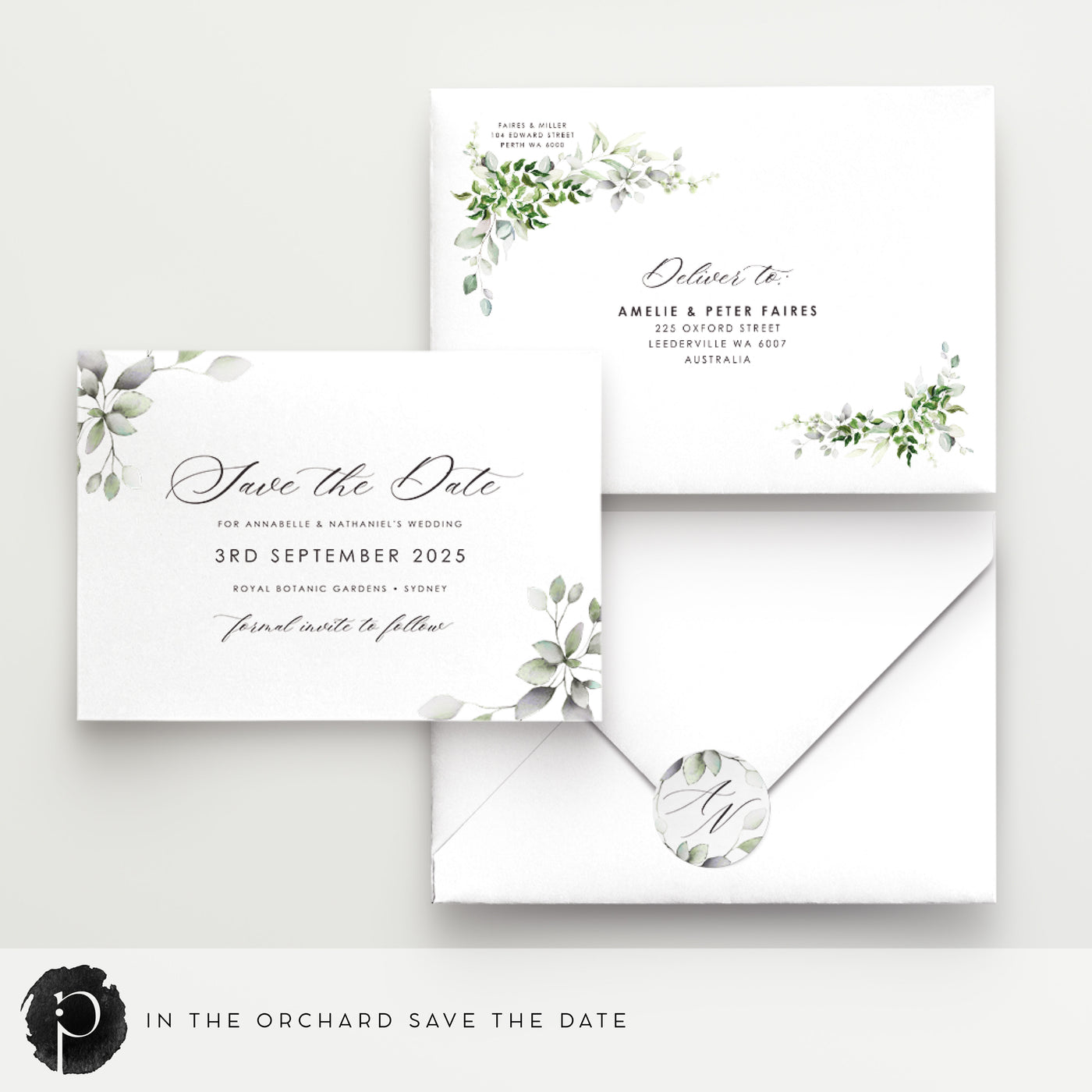 In The Orchard - Save The Date Cards