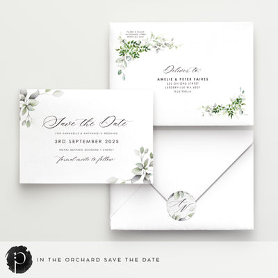 In The Orchard - Save The Date Cards
