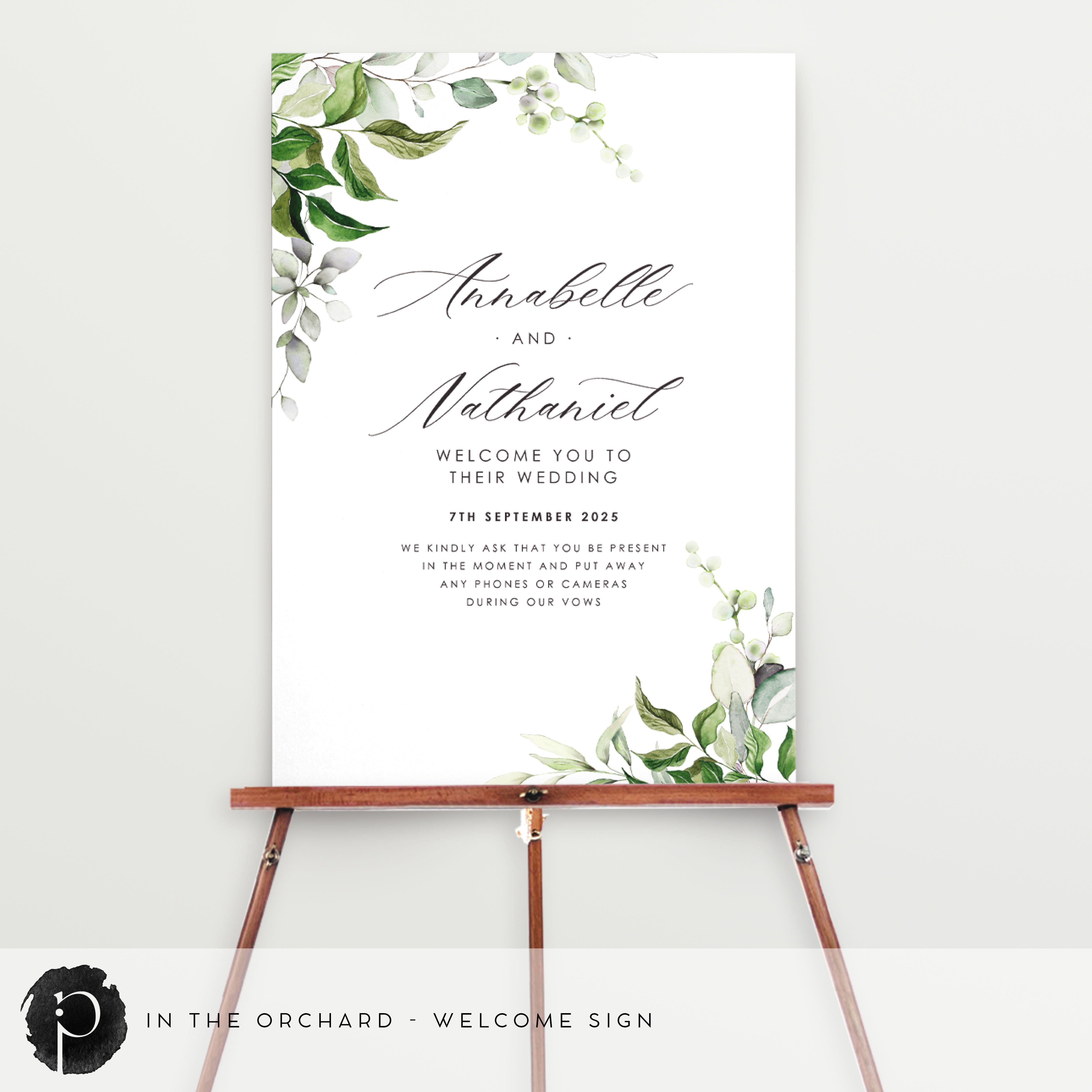 In The Orchard - Welcome Sign – Paper & Ink Studio