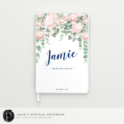 Jamie's Proteas - Personalised Notebook, Journal