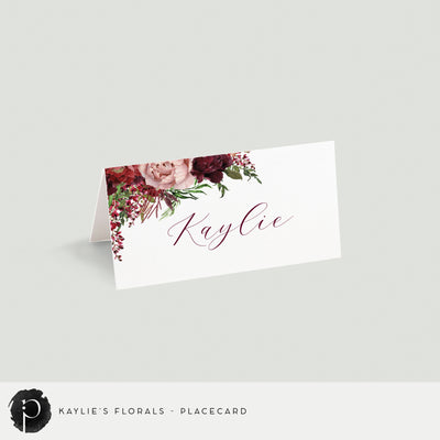 Kaylie's Florals - Place Cards