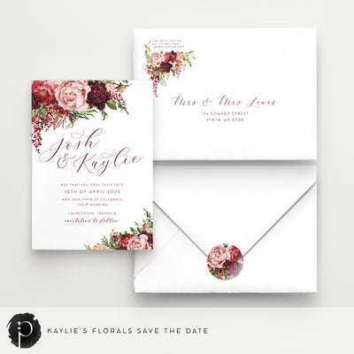 Kaylie's Florals - Save The Date Cards