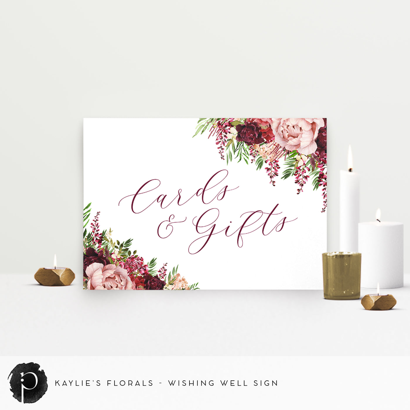 Kaylie's Florals - Cards/Gifts/Presents/Wishing Well Table Sign