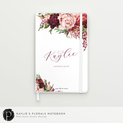 Kaylie's Florals - Personalised Notebook, Journal